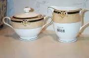NEW Noritake KILLIAN Covered Sugar Bowl & Creamer SET - NEW IN BOX