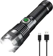 600000 High Lumen Handheld Flashlight Rechargeable LED Tactical Flashlight 5 Mod