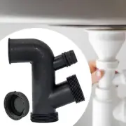 Garbage Disposer Pipe 3 Way Sink Drain Pipe for Bathroom Kitchen Vanity Sink