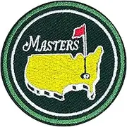 Master Golf Patch-3 Inches Iron On/Sew On Embroidered Applique Patch, Golf Lover Embroidery Patches for Clothes Backpacks Hats, Embroidered Patch, Funny Golf DIY Accessories, Gifts for Golfer