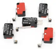 V-156-1C25 Micro Limit Switch Long Hinge Roller Momentary SPDT Snap Action 2.8 * 0.45cm/1.10"*0.18" (L*W)