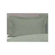 2PK Jason Commercial Villa Matelasse Pillow Sham 48x73cm Sage