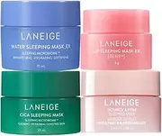Mini Set Water Sleeping Mask EX 15ml + Cica Sleeping Mask 10ml + Boucy & Firm Sleeping Mask 10ml + Lip Sleeping Mask 3g Travel Set for Laneige