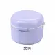 【E.dot】便攜牙套清潔收納盒 假牙清潔收納盒 -2入組 紫色