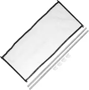 ibasenice 1Set Retractable Pet Isolation Fence Mesh Gate for Dogs and Easy to Install Compact Storage Safety Barrier for Doors and Stairs