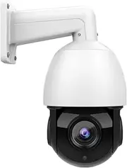 PTZ PoE IP Security Camera High Speed Dome,5 Megapixels Super HD Pan Tilt 18X Optical Zoom w/4.7~84.6mm Motorized Lens,164ft IR Night Vision Outdoor Waterproof