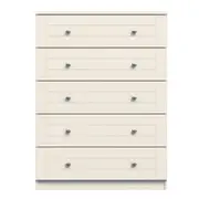 5 Drawer Chest of Drawers Tallboy Dresser - Elegant Storage Solution for Compact Spaces