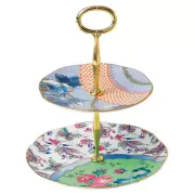 NEW Wedgwood Butterfly Bloom Two Tiered Cake Stand