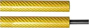 Hood Damper，Compatible with Toyota Tacoma N14/5/6/7/90（1995-2004）Gas Strut Lift Support Front Bonnet Modify Gas Springs Shock Absorber(Yellow Carbon Fiber)