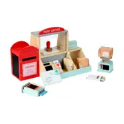 18 Piece Wooden Post Office