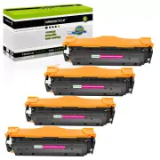 4PKs CE413A Magenta Toner For HP LaserJet Pro 400 Color M451nw M471dw MFP M475dn