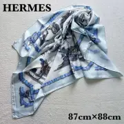 Extreme Hermes Scarf Carré90 Silk 100 Sled And Skate