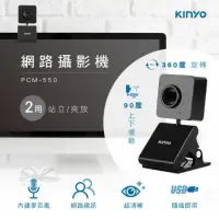 在飛比找momo購物網優惠-【KINYO】網路攝影機(PCM-550)