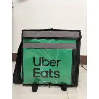 在飛比找蝦皮購物優惠-二手Uber Eats 反光外送大保溫箱