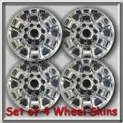 2016-2017 Nissan NV Cargo Van Wheel Skins 17" Chrome Hubcaps Fits Wheel Covers (for: Nissan)