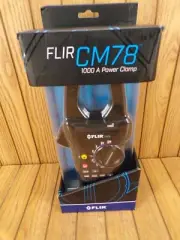 FLIR SYSTEMS CM78 1000A AC/DC CLAMP CURRENT AMMETER METER WITH IR THERMOMETER