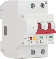 Jectse Smart Circuit Breaker, Threshold Setting AC 6 Months Data Saving Overload Protection 2P Air Switch Breaker for Electrical Application (50A)