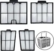 4Pcs Ultra-Fine Filter Panels Compatible with Dolphin Robotic Pool Cleaners, Replace Part # 9991467-R4, Pleated Cartridge Filter Replacement for Dolphin S200,Proteus DX4,Active 20,Active 30,S300i,M600