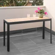Mimosa 136 x 44cm Italica Aluminium Balcony Table