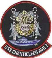 USS Chanticleer ASR 7 - 4 inch EonT BC Patch Cat No C6739