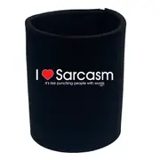 Love Sarcasm Punching - Funny Novelty Stubby Holder