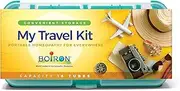 Boiron Zipper case for homeopathic medicine storage to hold boiron tubes, empty my travel kit