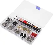 Yardenfun 332pcs Computer Screws Assortment Kit for Hard Drive Motherboard and Fan Replacement Versatile DIY Electronic Parts for Repair and Maintenance Projects