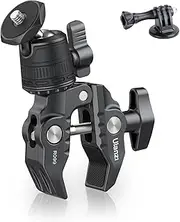 ULANZI R099 Super Clamp Camera Mount with 360° Ballhead for Bike/Bicycle/Motorcycle Handlebar Pole Tripod Tube Crossbar Gimbal Rods Mount for Insta360/GoPro/AKASO/DJI/Phone/DSLR/Light/Monitor