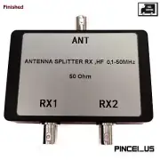 Antenna Splitter RX HF TV Satellite Coax Cable Signal Splitter 0.1-50MHz 50Ohm