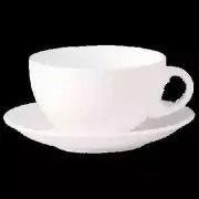 Oneida L5800000500 Luzerne Verge 6" Porcelain Coffee Saucer - 4 Doz