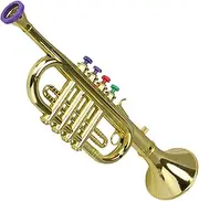 Kids Trumpet - Lightweight Musical Toy Horn Trumpet | Portable Musical Instrument Props Model Saxophone Kid Trumpet | Trumpet for Kids | Fun Preschool Instruments Musical Toy