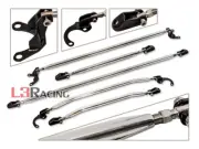 Strut+Tie+C-Pillar Bar 5pc Combo For 92-95 Honda Civic All Model Chassis (for: Honda Civic)