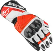 Berik Zoldar Ladies Motorcycle Gloves, black-red, Size S for Women Black Red