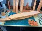 3D Printed 1/350 British Royal Navy Furious Aircraft Carrier Unpainted Model Kit