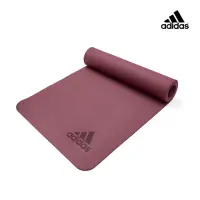 在飛比找momo購物網優惠-【adidas 愛迪達】高階防滑抗菌瑜珈墊-5mm(野莓紅)