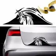 UNICORN Horse TRUNK PEEK Decal Sticker CAR Equestrian Love pet pony