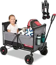 [Radio Flyer] The Beast MVP Wagon, Heavy Duty Kid & Cargo Folding Wagon, Collapsible Wagon Cart for Ages 1.5+