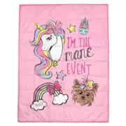 Nickelodeon JoJo Siwa 36in. x 48in. Soft Plush Weighted 4.5lbs Blankets Throws