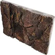 Abaodam Reptile Tank Background Board Lightweight PU Decorative Aquarium Rock Backdrop for Terrarium and Fish Tank Realistic Texture for Lifelike Habitat Easy to Cut and Install
