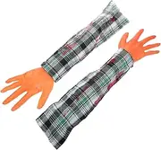 DRESSOOS 2pcs Halloween Realistic Fake Hand Props Creepy Broken Hand Model Body Parts for Party Decorations Prank Props Photography Accessories