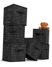 Foldable Storage Cube Bins Organizer - Cube Storage Bin,Decorative Cube