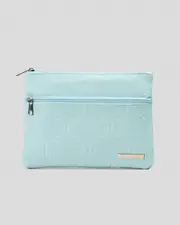 [Mooloola] Mooloola Holly Large Pencil Case in Pale Blue One Size Pale Blue