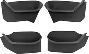 Door Side Storage Box Organizer Compatible for Tesla 2020-2025 Model Y Juniper Model 3 Highland Door Slot Tray Protector Accessories(20-24 MY 4pcs)