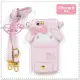 小花花日本精品♥ Hello Kitty 美樂蒂 iPhone 6 4.7吋手機殼/手機套 附上提繩 00126601