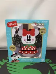 Minnie Mouse Christmas Snowman Airblown Inflatable New Gemmy Disney Lights Up