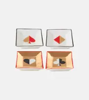 [Jonathan Adler] Jonathan Adler Dealer's Choice set of 4 decorative trays