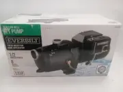 Everbilt 1/2 HP Shallow Well Jet Pump J100A3 Dual Voltage 110/230V 6 GPM