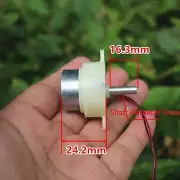 DC3V-9V 5V 6V 5RPM Slow Speed Reduction Mini 300 Turbo Worm Gear Motor Toy Model