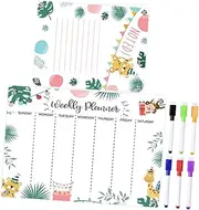 BUTIFULSIC 1 Set Magnetic Calendar Dry Erase Board Calendar whiteboard Planner for Refrigerator Magnetic Fridge Calendar Refrigerator Planning whiteboard Wipe The Board Household a4 Acrylic