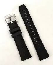 Original Tissot Seastar 20mm Black Rubber Watch Band Strap T120852 A